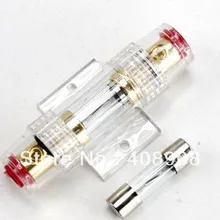 5 шт. автомобильный усилитель автомобильный прозрачный держатель предохранителя 60A