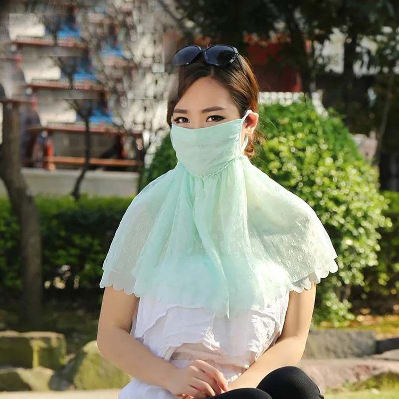 

Female new outdoor sunscreen fishing sunshade quick-drying breathable mask