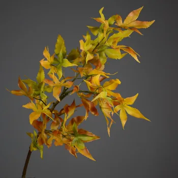 

Simulation Flower Simulation Green Plant Home Decoration Flower Red Simulation Leaf Simulation Maple Leaf Cactus Decoracion