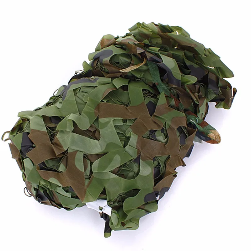 

4x1.5m Outdoor Woodland Camo Net Military Camouflage Netting Mesh Games Camouflage Net Hunting Camping Netting Cover
