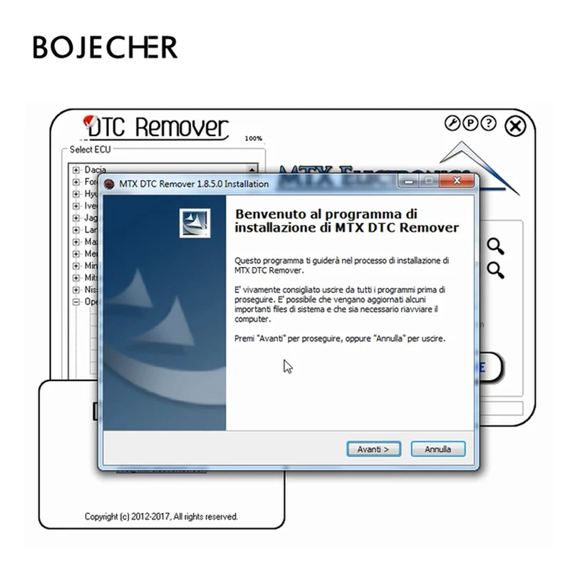 Профессиональный съемник MTX DTC 1.8.5.0 с EGR 3 0 Lambda Remover Full 2017 5 версия программного