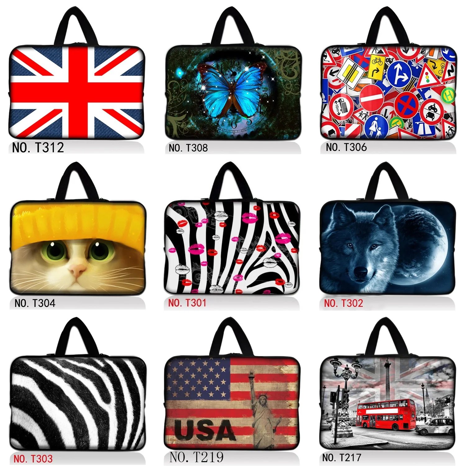 

Latest Customizable Neoprene Notebook Laptop sleeve bag case Computer cover pouch For tablet PC 9.7'' 10 11 12 13 14 15 17 inch