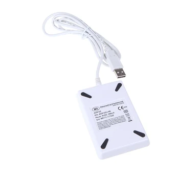 

Free Shipping USB NFC RFID Smart Card Reader Writer For all 4 types of NFC (ISO/IEC18092) Tags + 1pc M1 Cards +1 SDK CD
