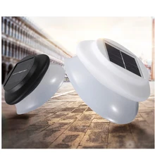 Новая горячая водонепроницаемый производитель Открытый солнечной энергии настенный светильник 9LED белый/теплый белый светильник забор желоба Сад Двор, крыша