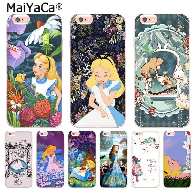 MaiYaCa Алиса в стране чудес ретро фильм для iPhone 4S 5C 5S 6S 7 8 Plus X XR XS MAX телефонные чехлы