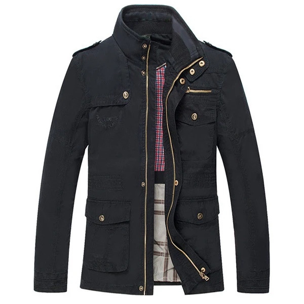 Big Size S-5XL Men Outdoor Autumn Cotton Jacket Outwear