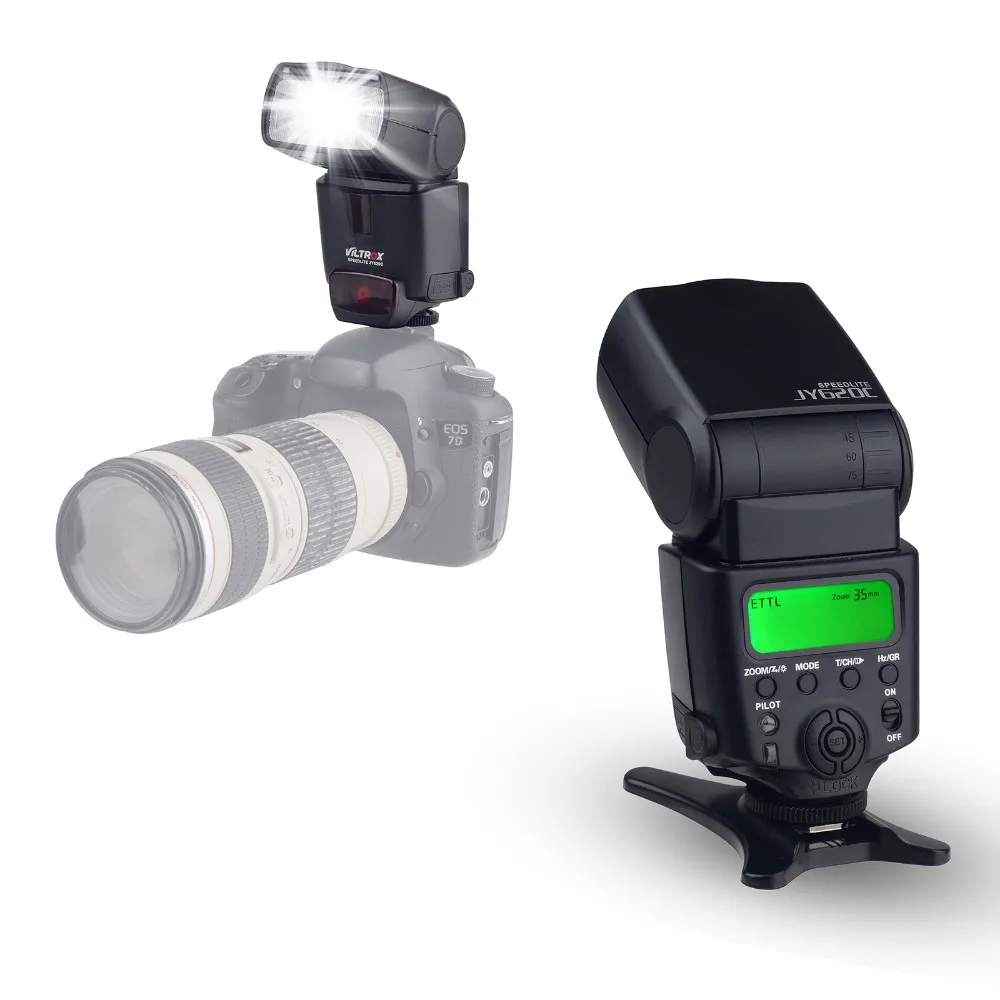 

Viltrox JY-620C E-TTL Camera Flash Speedlite for Canon 700D 650D 600D 550D 70D 60D 5D 5DII III 7D 6D 1200D DSLR