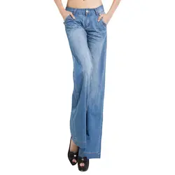 Высокая Талия свободные широкие брюки Джинсы для женщин Брюки для девочек для Для женщин Новинка 2017 года джинсы Мотобрюки женский