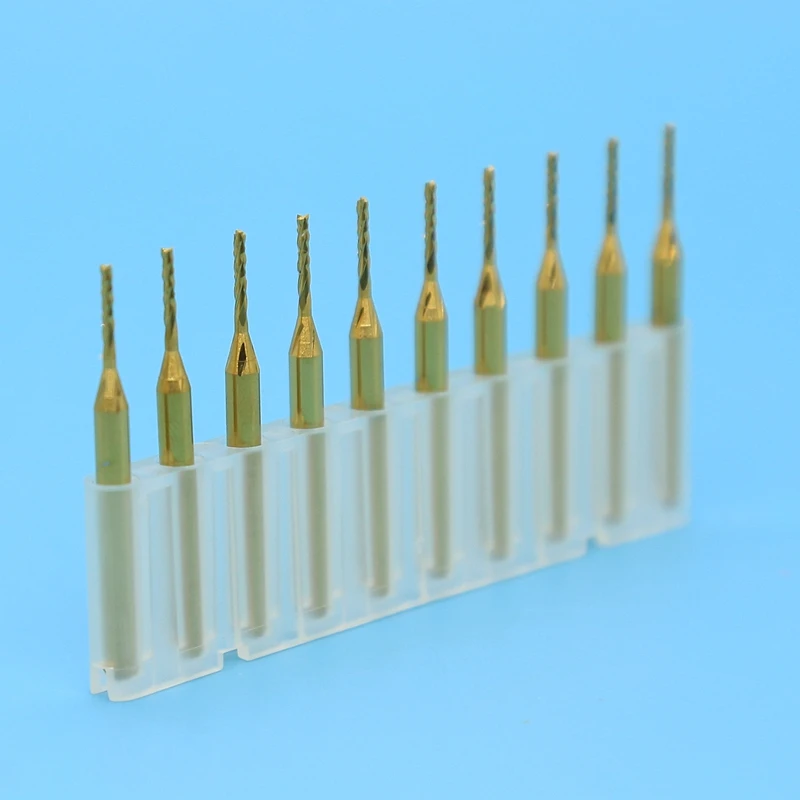 Titanium coated PCB milling cutter