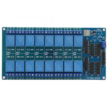 

16-channel 5V Relay Module Control Board with Optocoupler Protection For Microcontroller Module bistable relay