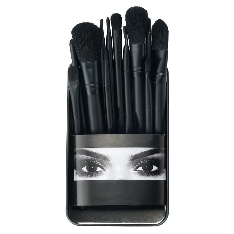 

New 12pcs Cosmetic Brushes Tools Face Shadow Eyeliner Lip Set Eyes Wet Powder Makeup Brush