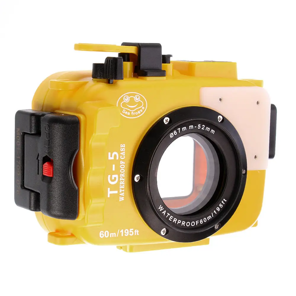 Водонепроницаемый чехол для подводной камеры Olympus TG5 130 футов/40 м|Аксессуары
