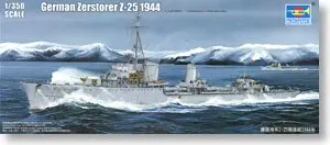 

Trumpeter 1/350 scale model 05321 German Navy Z - Class "Z - 25" Destroyer 1944
