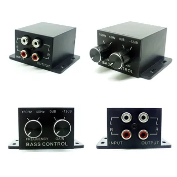 

Auto Subwoofer Power Car Amplifier Audio Regulator Bass Equalizer Crossover Controller RCA Adjust Line Level Volume Autoradio