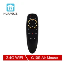 G10 S Voice Air Mouse 2.4GHz Wireless Google Microphone Remote Control IR Learning 6-axis Gyroscope for Android TV Box PC