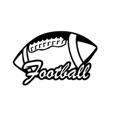50 pcs/lot Football Lover Decal Vinyl Sticker For RV Boat SUV Car Truck Window Bumper and Laptop Kayak Canoe 8 Colors