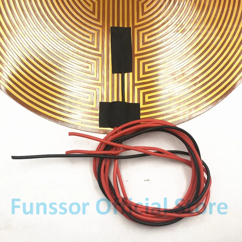 Funssor 240 мм 12 В 120 Вт круглый пленки нагреватель кровать NTC3950 Термистор для DIY Delta/коссель 3D-принтеры