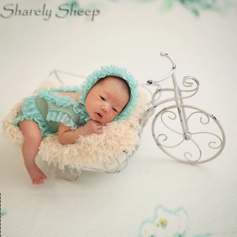 

Newborn Photography Props Bicycle Bed Baby Photo Shoot Studio Posing Basket fotografia Accessories New born Picture Shoot Props