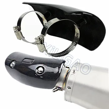 

FREE SHIPPING Motorcycle Exhaust Full Carbon Fiber For Protector Heat Shield Cover For AR Yoshimura Muffler AK097