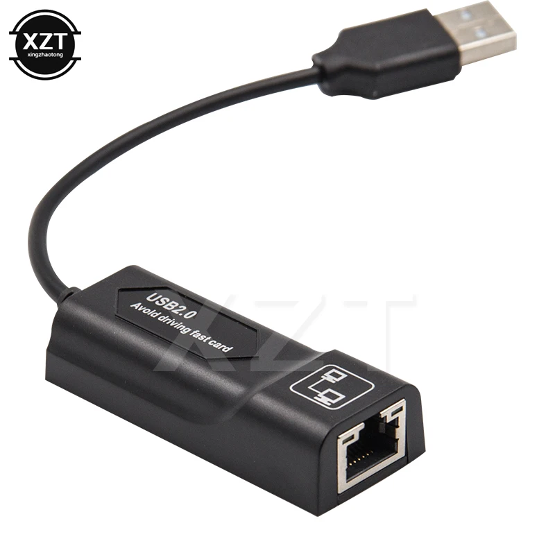 USB Ethernet адаптер USB 2,0 Сетевая карта к RJ45 10/100 Мбит порт Lan для портативных ПК Win7 Andriod Рабочий стол Mac высокое Скорость