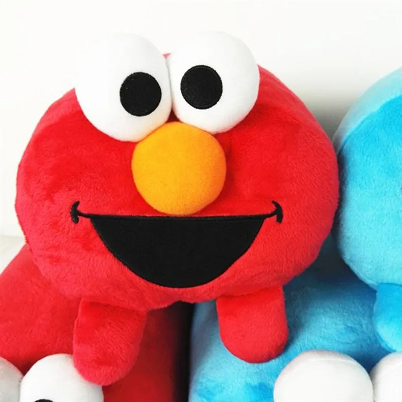 

KAWS Sesame Street ELMO Cookie Monster Plush Round Cushion Medicom Toy OriginalFake Street Art Collection Morden Gift M427