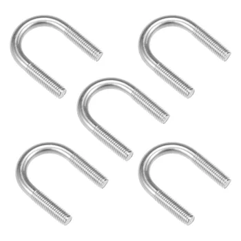 

Uxcell 5pcs M8 304 Stainless Steel U-Bolt Fastener For 22/42mm Pipe Dia To Attaching Pipe Or Steel Round Bar A Round Wood Bolts