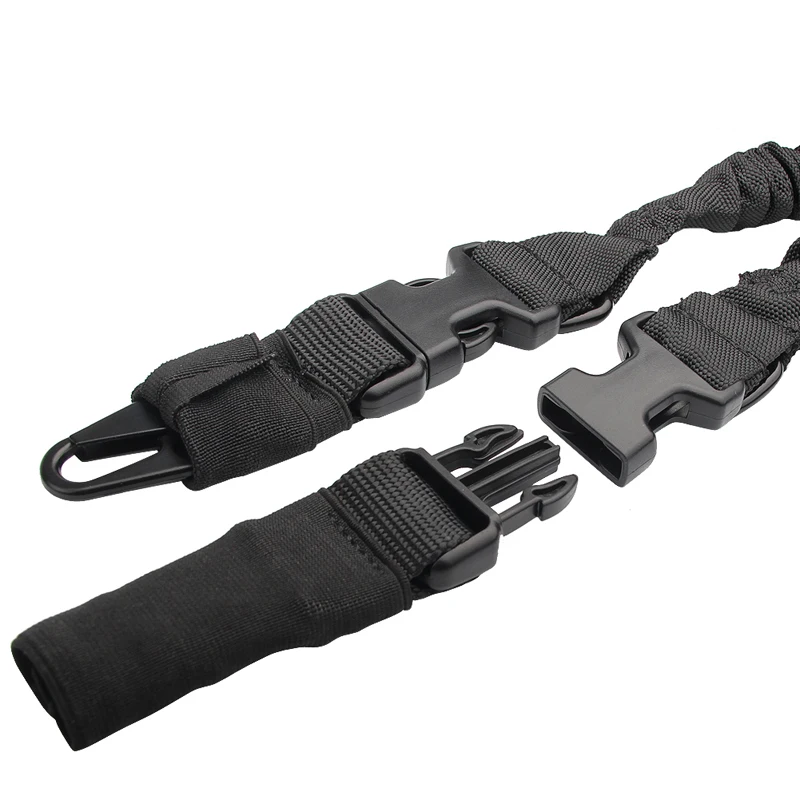 Tactical 2 Two Points Gun Sling Strap Bungee with QD Buckles for Hunting Airsoft RL30-0006-08
