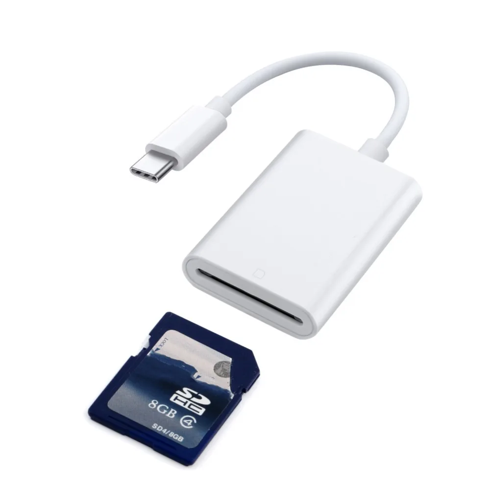 Устройство для чтения SD карт с USB Type C на камеру устройство Кабель адаптер MacBook Samsung