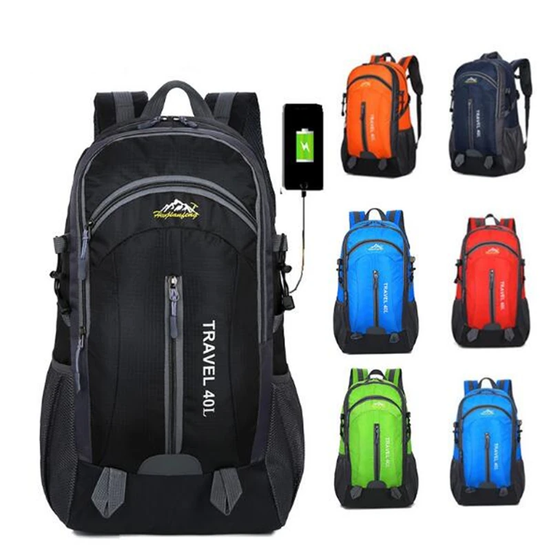 

Waterproof Climbing Backpack Rucksack 40L Outdoor Sports Bag Travel Backpack Camping Hiking Backpack Women Trekking Bag For Men