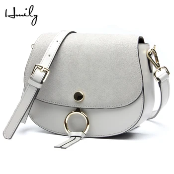 

HMILY Female Mini Daily Bag Cow Leather Leisure Women Messenger Bag Soft Leather Crossbody Bag Women Casual Ladies Shopping Bag