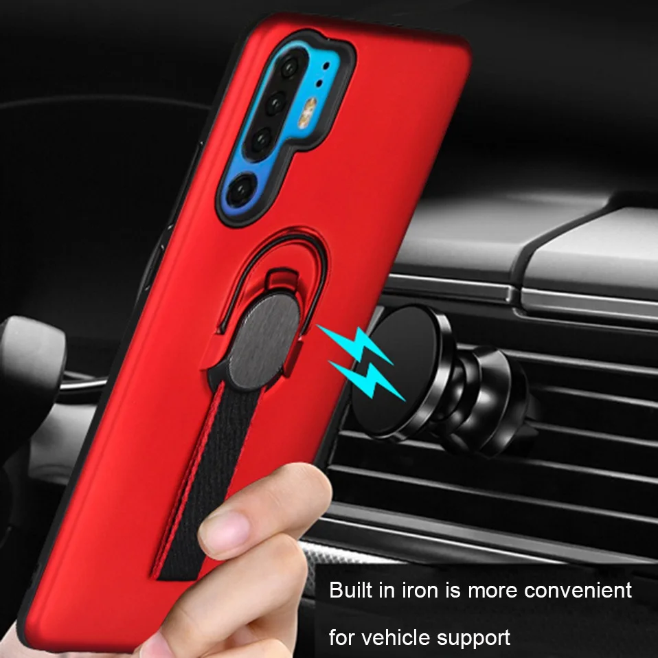 Ring Holder Case For Huawei P20 P30 Mate 20 10 Lite Pro Cover Silicone Luxury Phone Case For Huawei Nova 3 3i 2i 3e Honor 8X     (3)