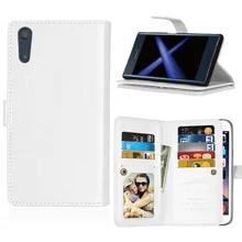 9 держателей карт кожаный чехол для Sony Xperia XZ x Z Двойной F 8331 8332 F8331 F8332 601SO чехол флип бумажник телефон случаях