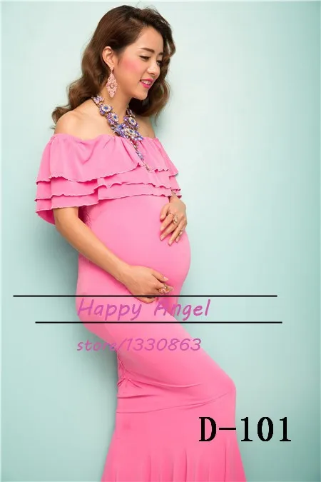 Новая фотография беременной женщины для беременных реквизит Русалка благородное платье розовый комплект Мода Baby Shower фотосессия