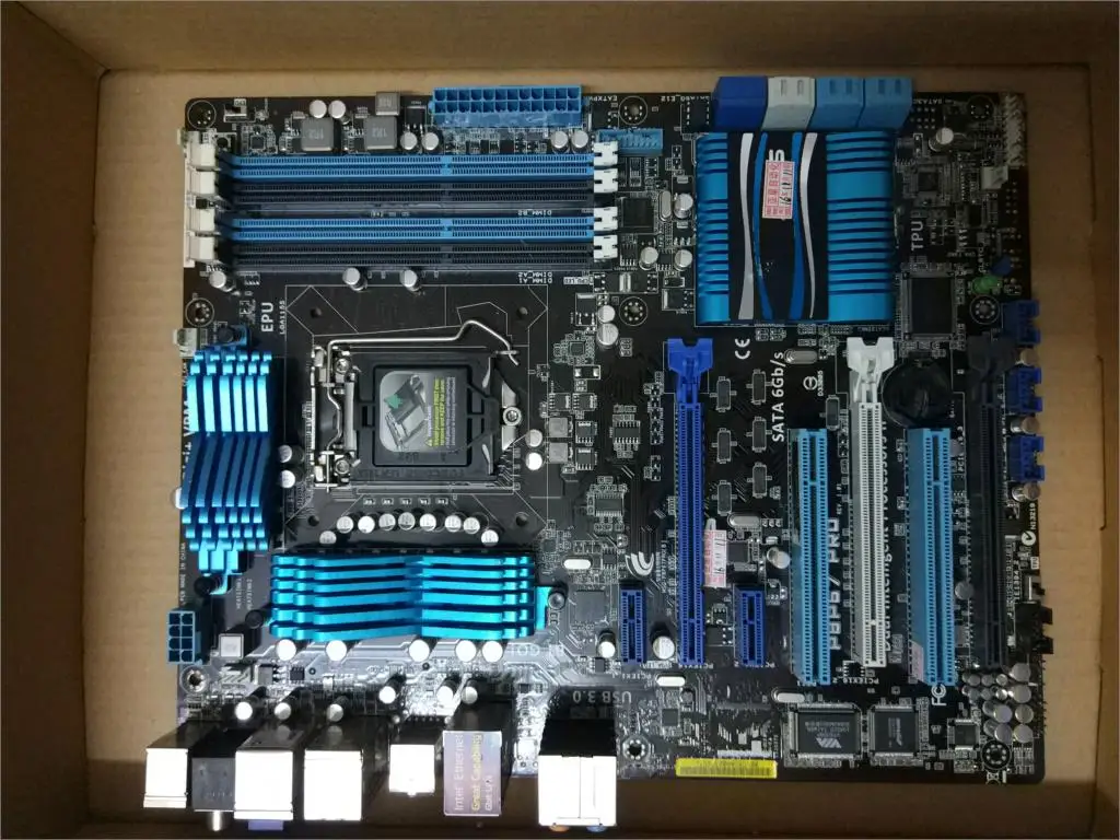 

ASUS used original motherboard P8P67 PRO REV3.1 B3 version 1155 pin used 90%new