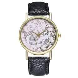 Большой круглый циферблат Высокое качество полезные T216 Роскошные Уникальный кожаный ремешок кварцевые наручные часы для Мода для мужчин