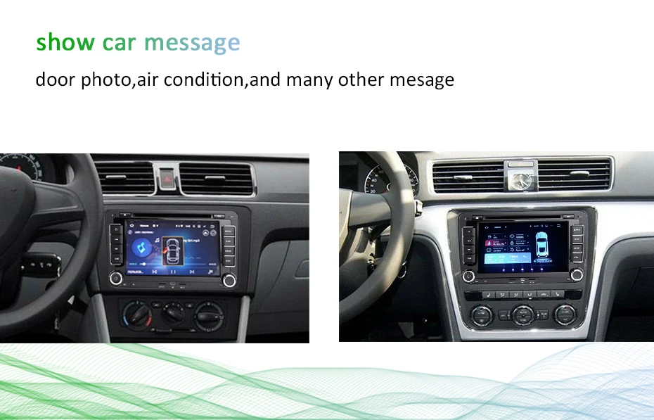 Discount DSP IPS Android 9.0 4G 64G 2 DIN DVD player For VW PASSAT B6 CC B7 POLO GOLF 5 6 Tiguan Fabia Rapid Seat Altea Toledo Leon 19