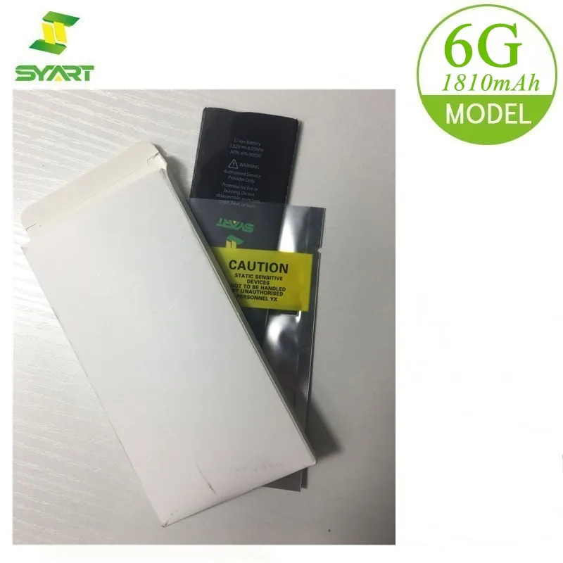 SYART For iPhone 6 6G Mobile Phone Battery 1810mAh Capacity 0 Cycle Replacement Batteries | Мобильные телефоны и