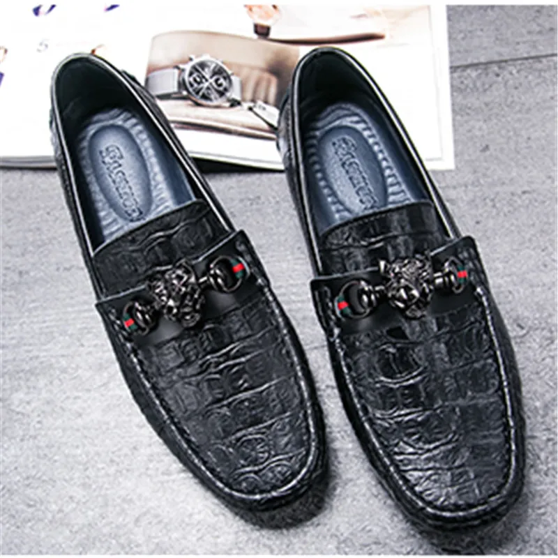 Excelente Dos Qualidade brown Modelo Luxo Genunie Black Fashional De Homens Sapatos Designer Realmente Couro Homem blue Sapatas 7Oz4q4