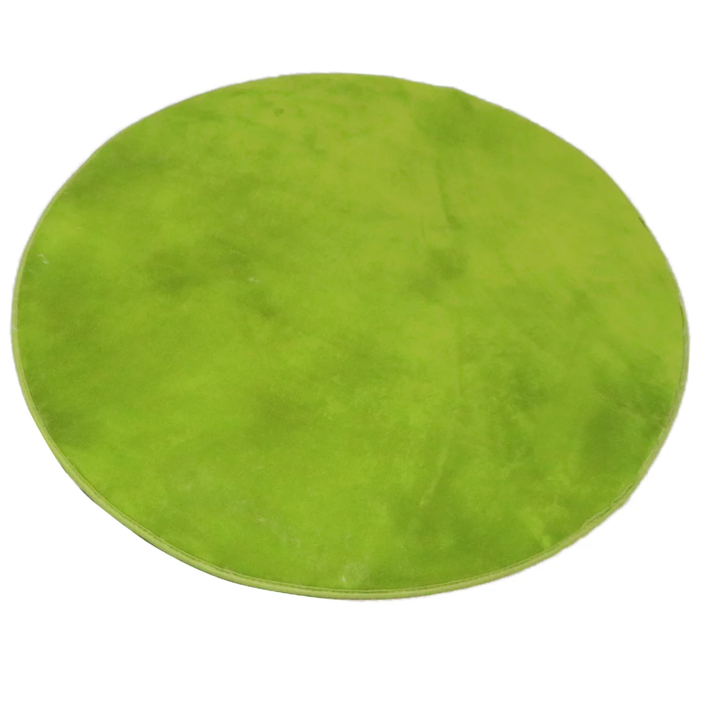 1M/1.2M Soft Coral Fleece Kids Playhouse Tent Carpet Rug Pad Bedroom Cushion Mat Floor Game Activity Toy