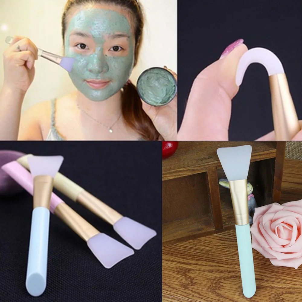 Silica Gel Brush Beauty Make Up Mask Brushes Eye Facial Face Mud Mask