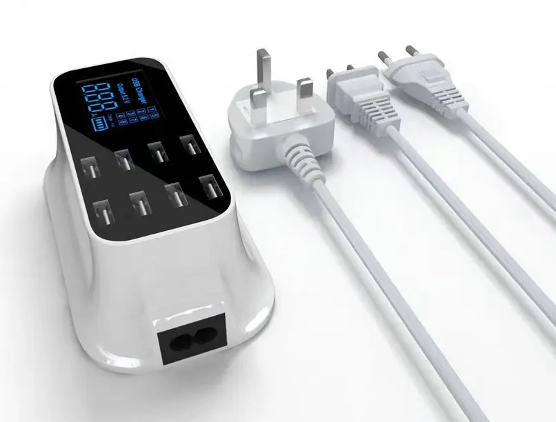 USB LED Dispaly Charger adapter (6)