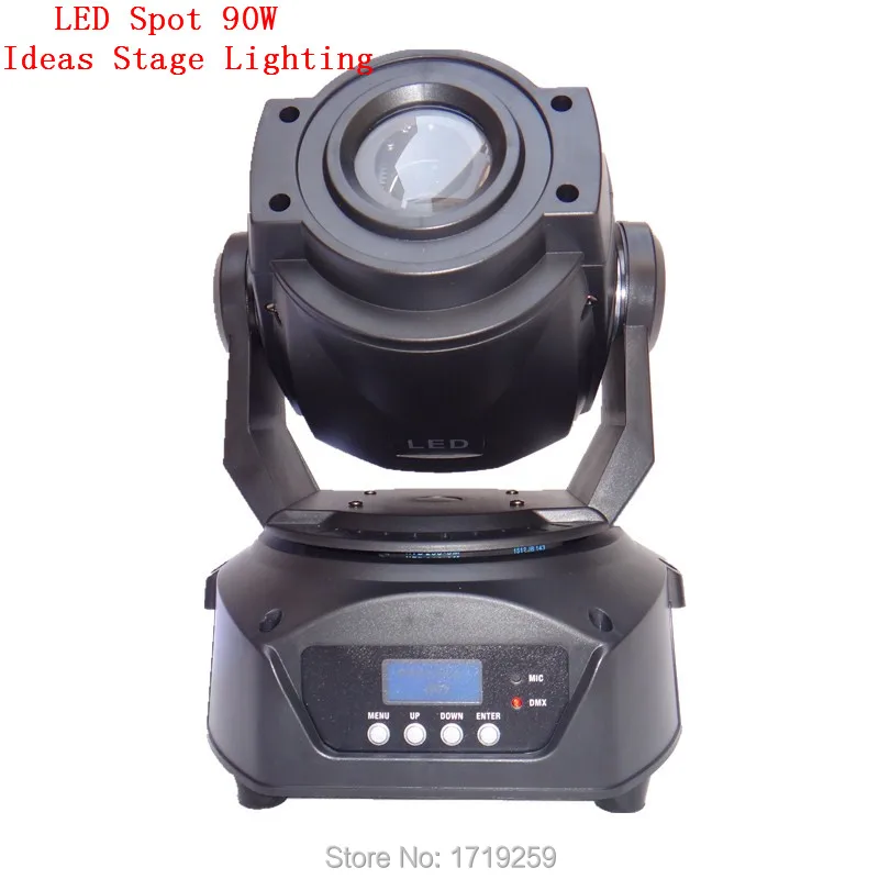 Free Shipping 2 pcs lot New Hot sale 90W LED Spot Moving Head Light USA Luminums