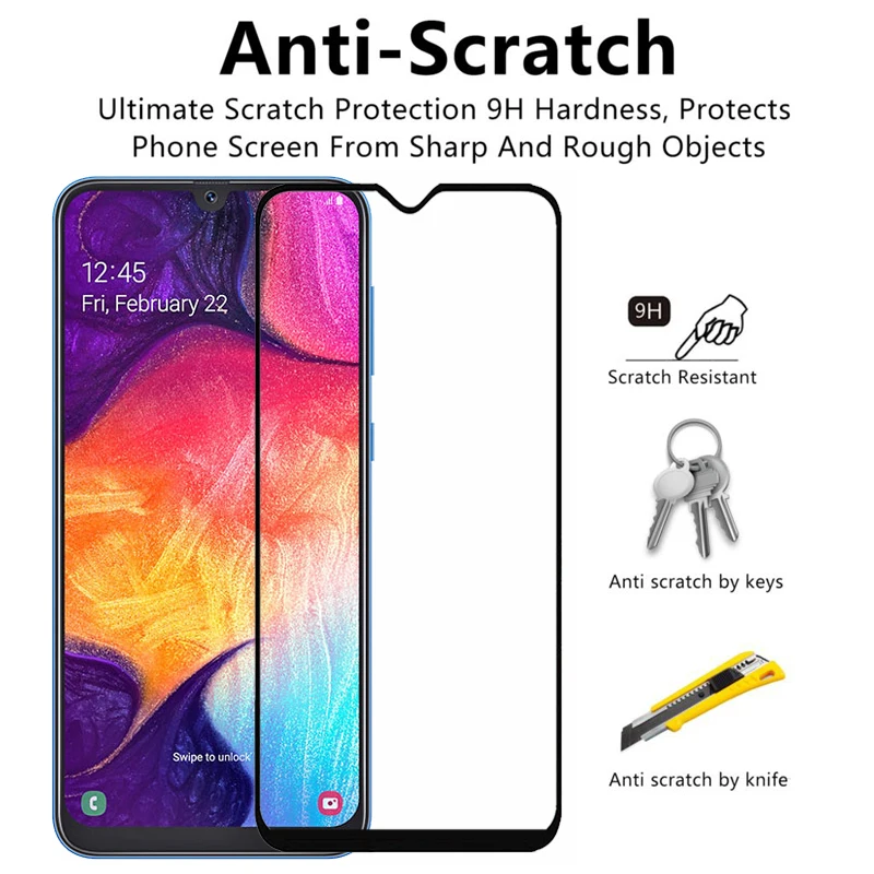 Закаленное стекло для samsung galaxy a50 Защита экрана a30 a70 A40 защитная пленка a 70 50 30 40