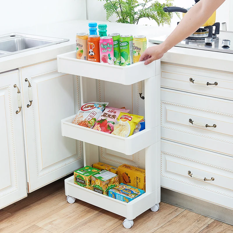 حزام بكرة متعددة تخزين الرف تخزين متعددة رف kitchenPlastic التشطيب إطار وحدة وضع غرفة المعيشة رفوف