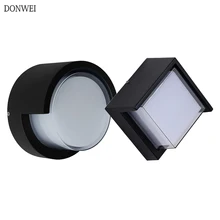 12 Вт светодиодный настенный светильник Открытый водонепроницаемый IP65 Настенный светильник Патио крыльцо садовый светильник s передняя дверь настенный светильник для помещений настенные лампы AC85-265V
