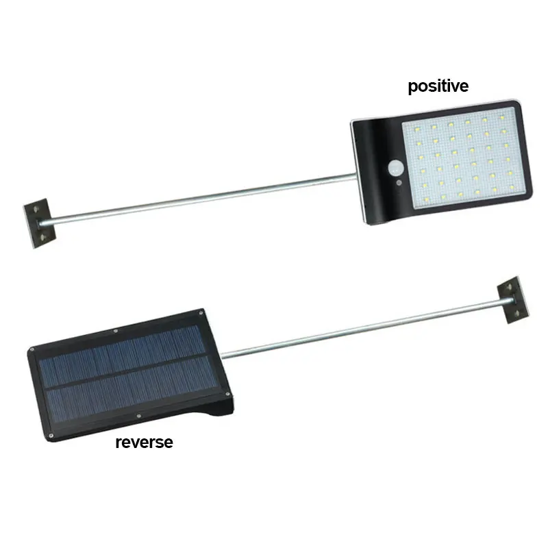 

Solar LED Lights Wall Sconces with Mounting Pole Outdoor Motion Sensor Detector Light for Porch Garage DC156