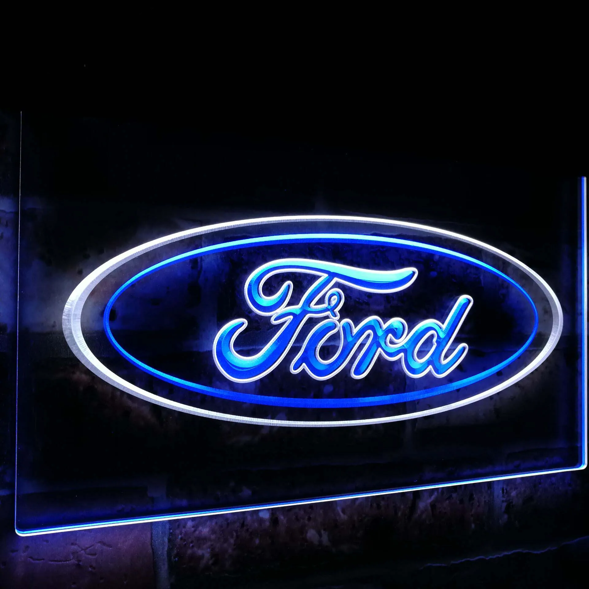 Ford автомобильный транспорт бар украшения подарок двойной цвет Led неоновая