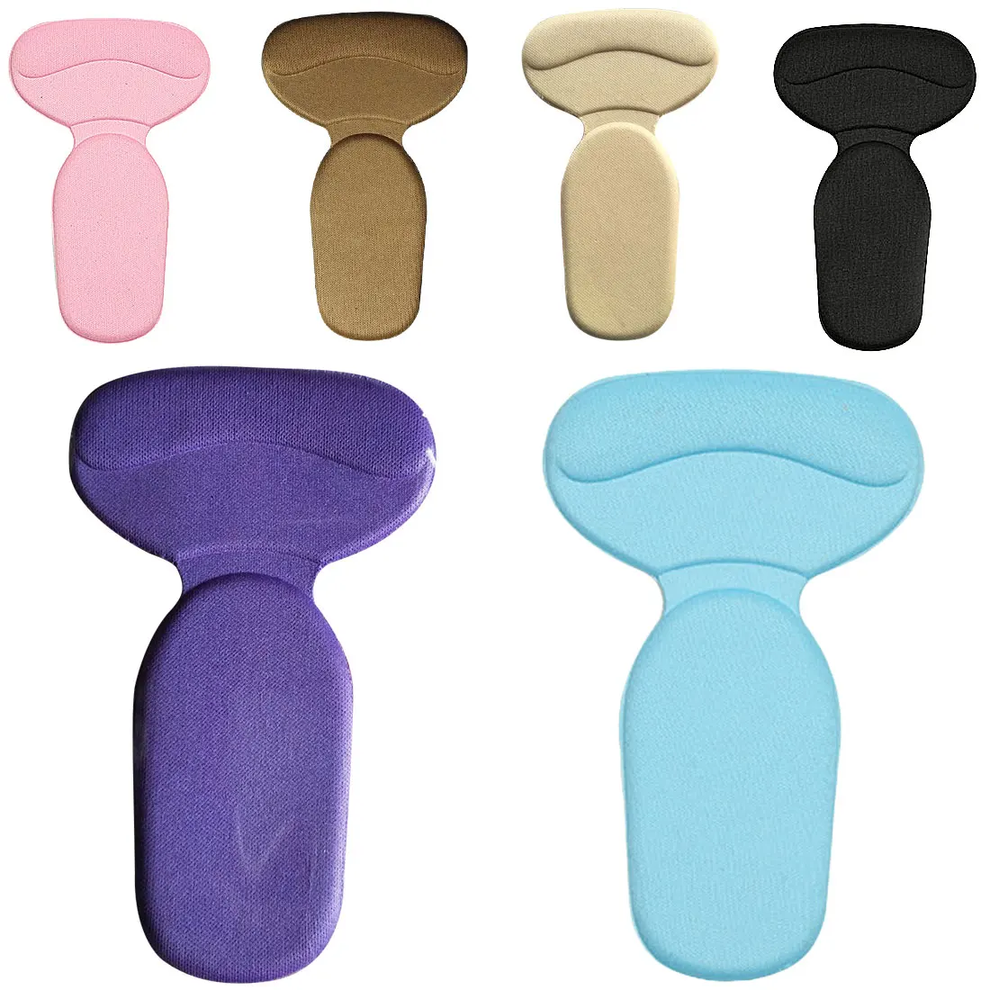 

Soft Silicone Anti-Slippery Cushion Foot Heel Protecting Liner Pads Feet Care Tool Sponge T-Shape Shoe Insoles Solid Non Slip