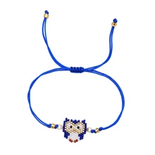 Go2boho MIYUKI браслет для женщин Сова Pulseras Mujer Bileklik ювелирные изделия браслеты для женщин ручной работы дружба веревка подарок для девочки