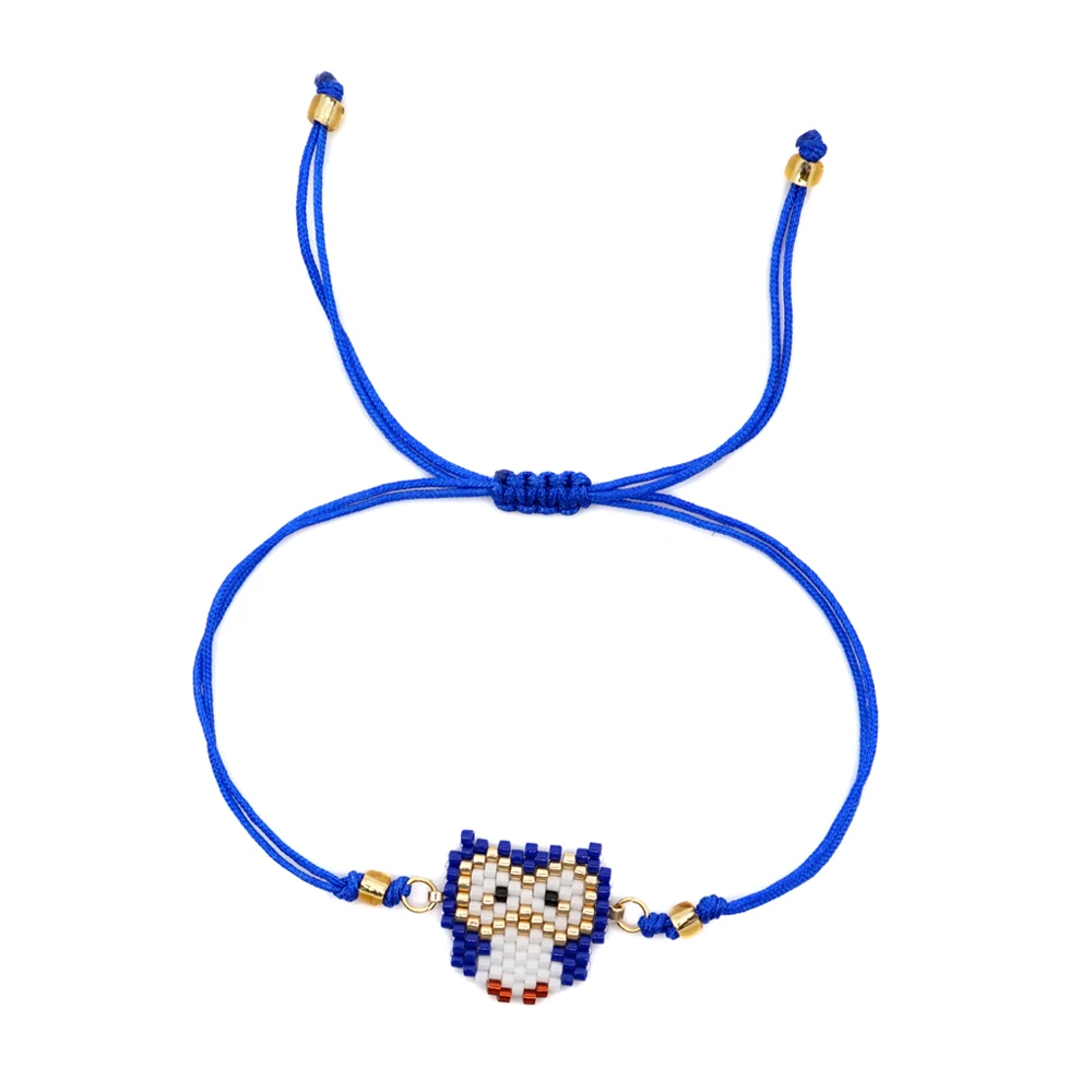 

Go2boho MIYUKI Bracelet For Women Owl Pulseras Mujer Bileklik 2019 Jewelry Bracelets Femme Handmade Friendship Rope Girl Gift